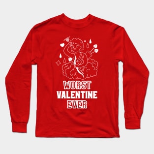 Worst Valentine Ever Cupid Long Sleeve T-Shirt